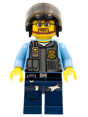 Минифигурка Lego Police - LEGO City Undercover Elite Police Officer 7 cty0378